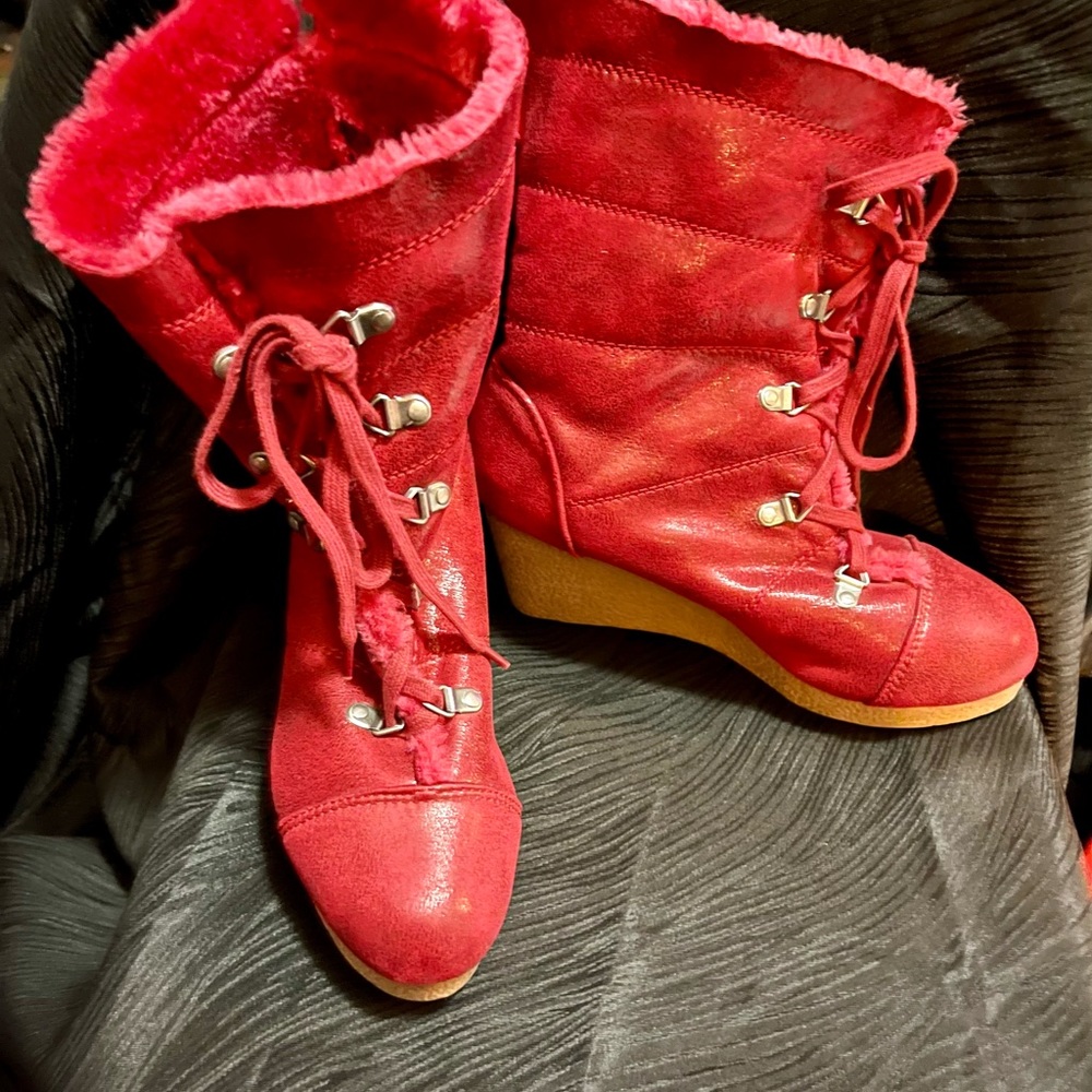 Red boot rouge helium brand size 8